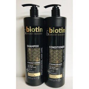 Biotin & Keratin Booster Shampoo & Conditioner